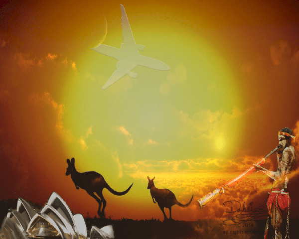 'The Land Down Under' by Dahni © 2014, all rights reserved