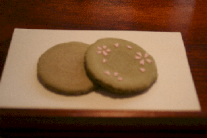 Green tea cookies Green tea soft and chewy sweets