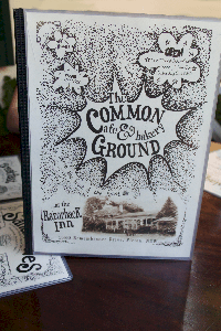 Menu from 'Common Gound'