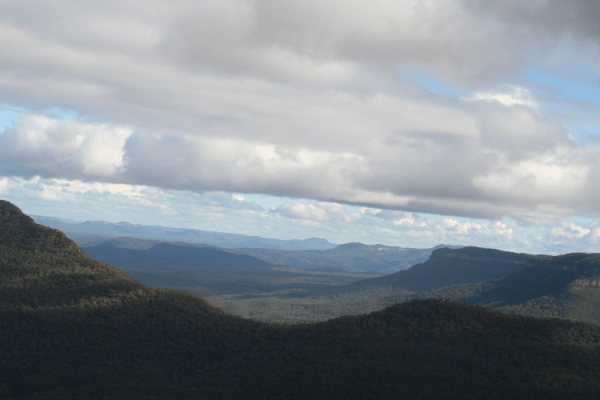 Blue Mountains from Echo Point, Katoomba, NSW, Austrailia