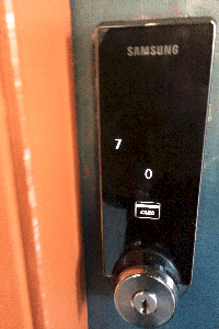 Press the two numbers that show (different each time)