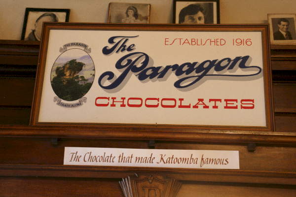 Paragon Chocolate "The chocolate that made Katoomba famous"