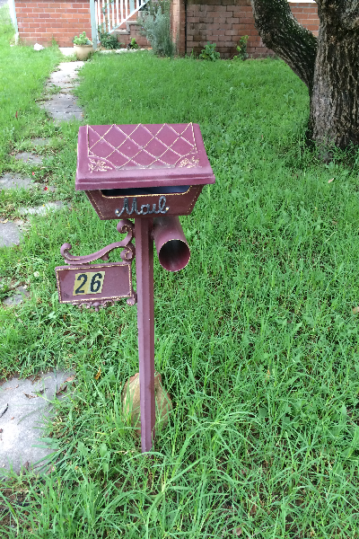 Mailbox where we are, 26 Little Street